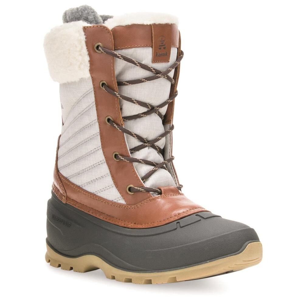 Kamik Snowpearl 2 Women's Waterproof Snow Boots Charcoal Size 9 M